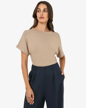 Forcast Jemma Relaxed Knit Top* T-Shirts & Tops|Work Tops