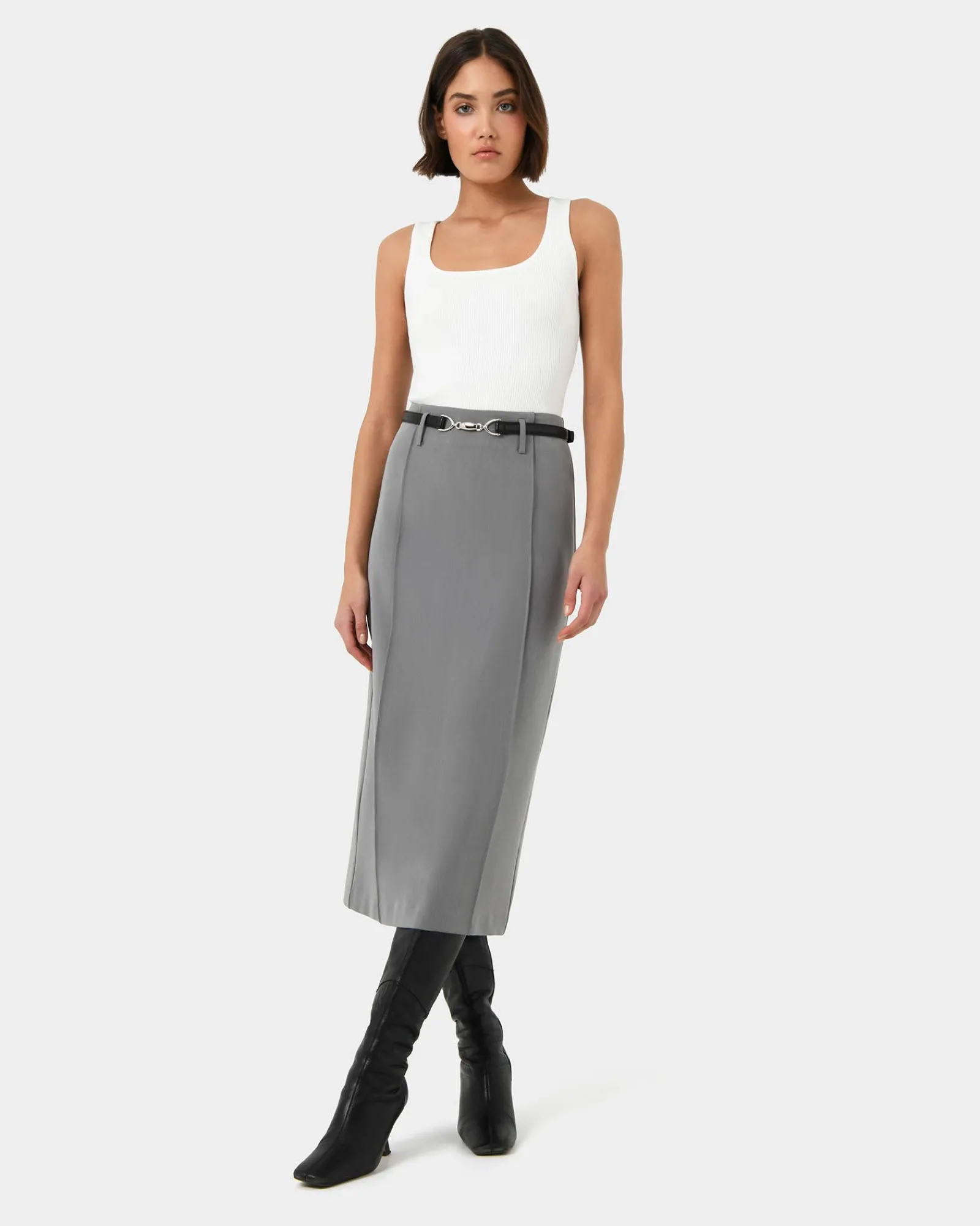 Forcast Joelle Column Skirt* Midi & Maxi Skirts|Work Skirts