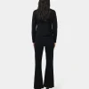 Forcast Jordy Flared Knit Pants* High-Waisted Pants|Work Pants