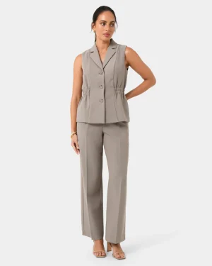 Forcast Jordy Relax Pants* High-Waisted Pants|Straight Leg Pants