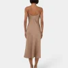 Forcast Joy Satin Cowl Neck Dress* Midi Dresses|Midi Dresses