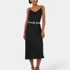 Forcast Joy Satin Cowl Neck Dress* Midi Dresses|Midi Dresses