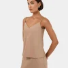 Forcast Joy Satin V-neck Cami* T-Shirts & Tops|Basic Tops
