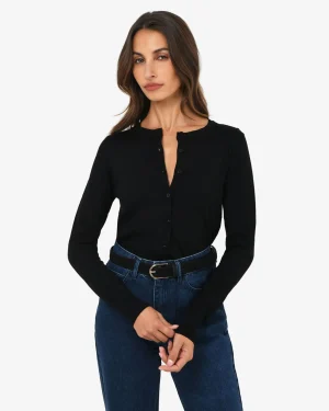 Forcast Joyce Knit Cardigan* Long Sleeve Tops|Work Tops