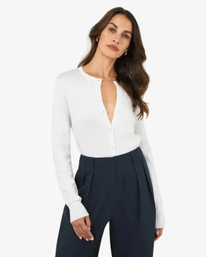 Forcast Joyce Knit Cardigan* T-Shirts & Tops|Long Sleeve Tops