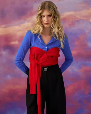 Forcast Joyce Knit Cardigan* T-Shirts & Tops|Long Sleeve Tops