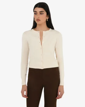 Forcast Joyce Knit Cardigan* T-Shirts & Tops|Long Sleeve Tops