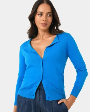 Forcast Joyce Knit Cardigan* T-Shirts & Tops|Long Sleeve Tops