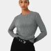Forcast Juanita Cotton Cable Knit* T-Shirts & Tops|Long Sleeve Tops