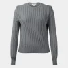 Forcast Juanita Cotton Cable Knit* T-Shirts & Tops|Long Sleeve Tops