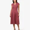 Forcast Juno Panel Ponte Dress* Midi Dresses|Midi Dresses