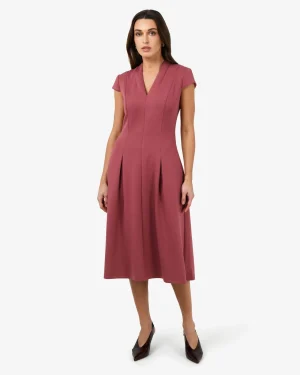Forcast Juno Panel Ponte Dress* Midi Dresses|Midi Dresses