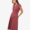 Forcast Juno Panel Ponte Dress* Midi Dresses|Midi Dresses