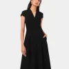 Forcast Juno Panel Ponte Dress* Midi Dresses|Midi Dresses