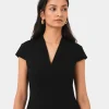 Forcast Juno Panel Ponte Dress* Midi Dresses|Midi Dresses