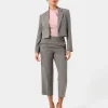 Forcast Kai Checked Crop Blazer* Work Tops|Jackets & Blazers