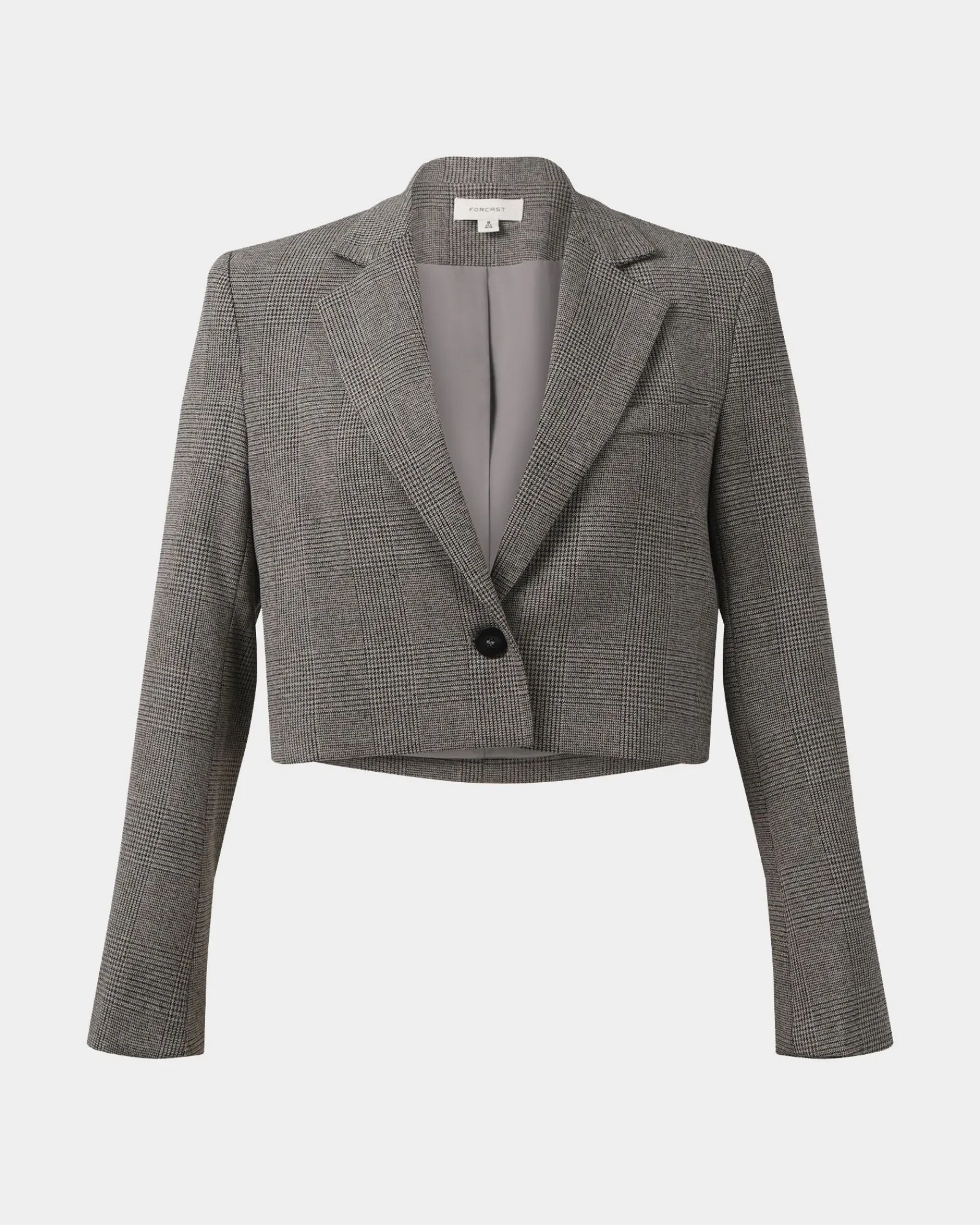 Forcast Kai Checked Crop Blazer* Work Tops|Jackets & Blazers