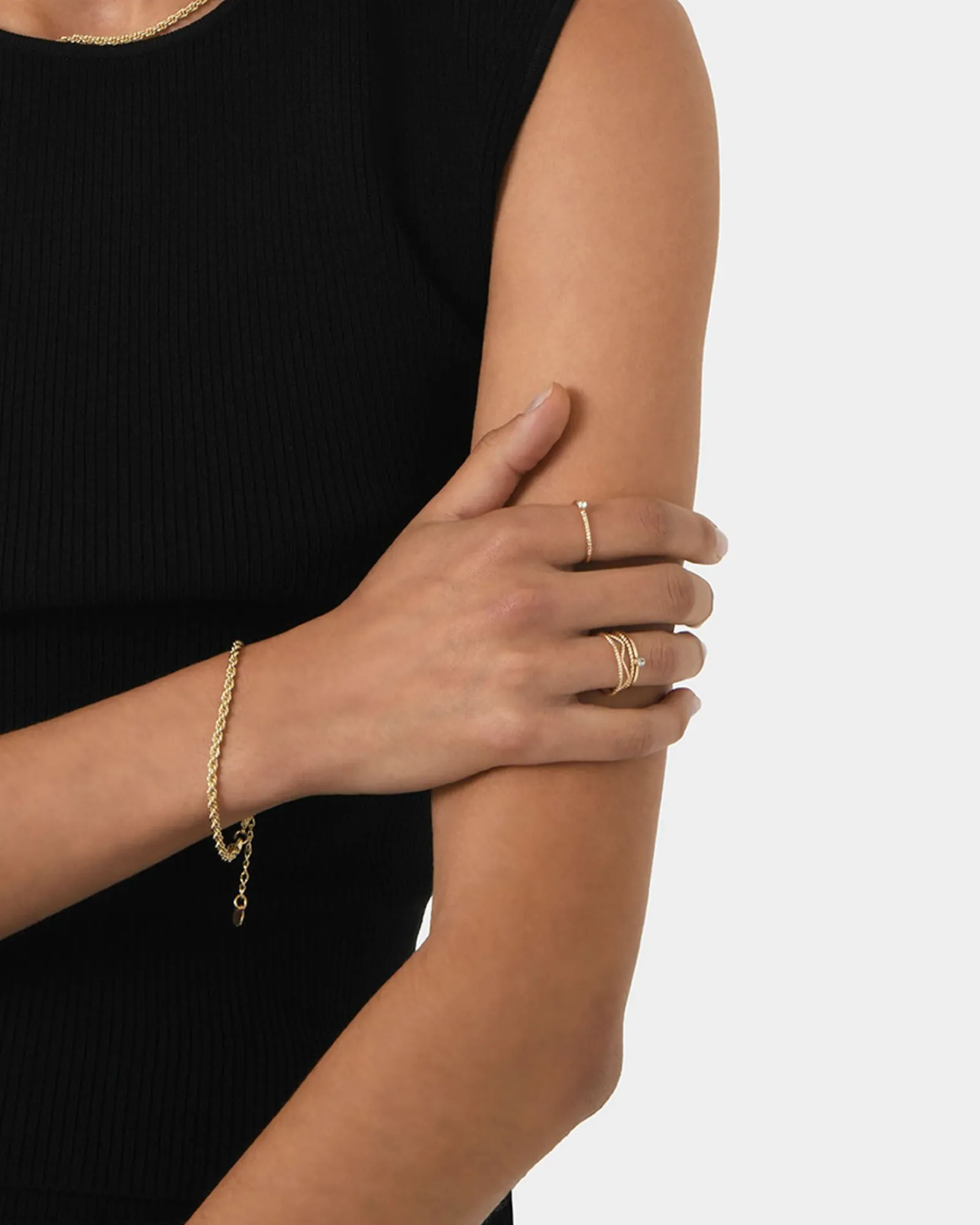 Forcast Kaleah 5pc Rings Set* Rings