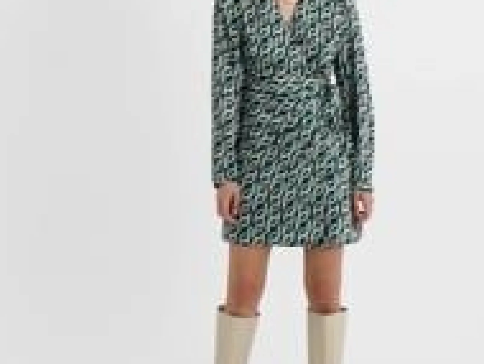 Forcast Keira Printed Mini Wrap Dress* Mini Dresses|Mini Dresses