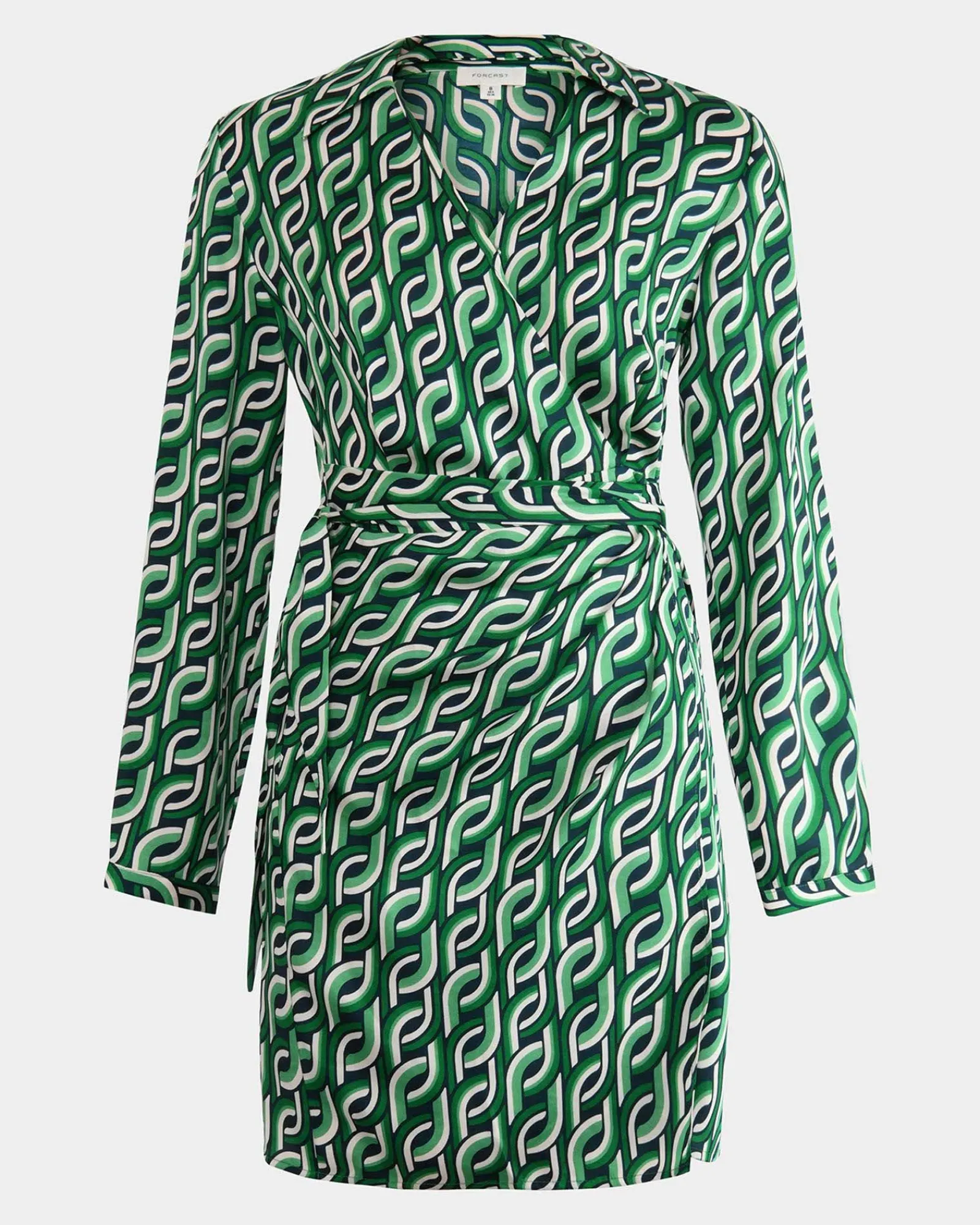 Forcast Keira Printed Mini Wrap Dress* Mini Dresses|Mini Dresses