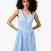 Forcast Kendal Linen Blend Dress* Midi Dresses|Midi Dresses