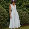 Forcast Kendal Linen Blend Dress* Midi Dresses|Midi Dresses
