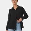 Forcast Kevin Relax Fit Crepe Shirt* Long Sleeve Tops|Shirts & Blouses