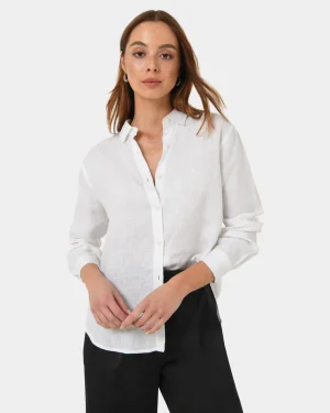 Forcast Khalo Linen Buttoned Shirt* Long Sleeve Tops|Shirts & Blouses