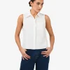 Forcast Kia Cotton Sleeveless Shirt* T-Shirts & Tops|Shirts & Blouses