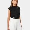 Forcast Kiar Pleated Satin Top* T-Shirts & Tops|Work Tops