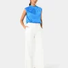Forcast Kiar Pleated Satin Top* T-Shirts & Tops|Work Tops