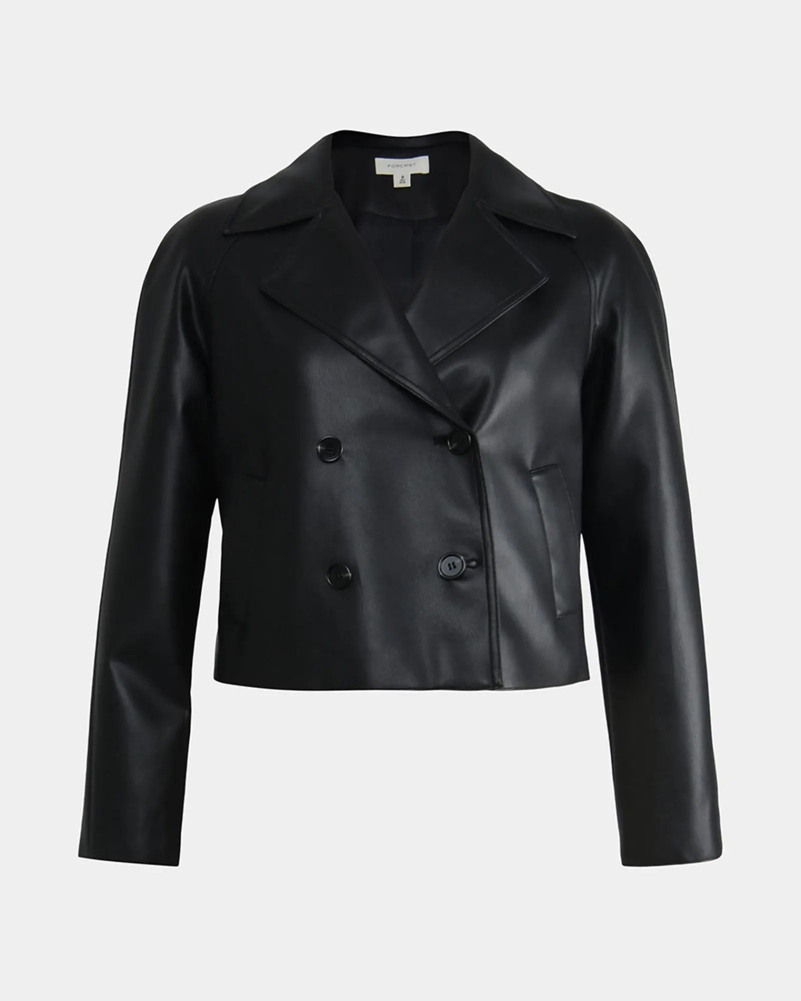 Forcast Kim Cropped Pu Leather Jacket* Jackets & Blazers|Work Jackets
