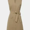 Forcast Kiran Utility Tie Dress* Conscious|Mini Dresses