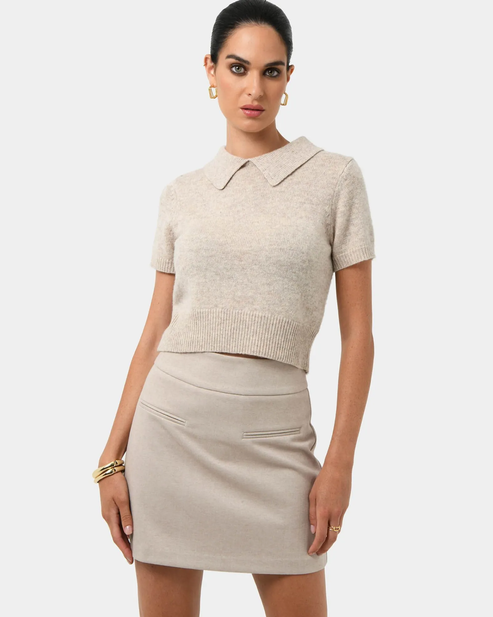 Forcast Lara A-line Mini Skirt* Mini Skirts