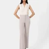 Forcast Lauren Straight Pants* High-Waisted Pants|Straight Leg Pants