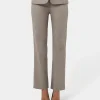 Forcast Lauren Straight Pants* High-Waisted Pants|Straight Leg Pants