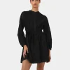 Forcast Lea Cotton Tie Dress* Conscious|Mini Dresses