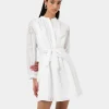 Forcast Lea Cotton Tie Dress* Conscious|Mini Dresses