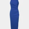 Forcast Leah Side Ruched Midi Dress* Midi Dresses|Midi Dresses