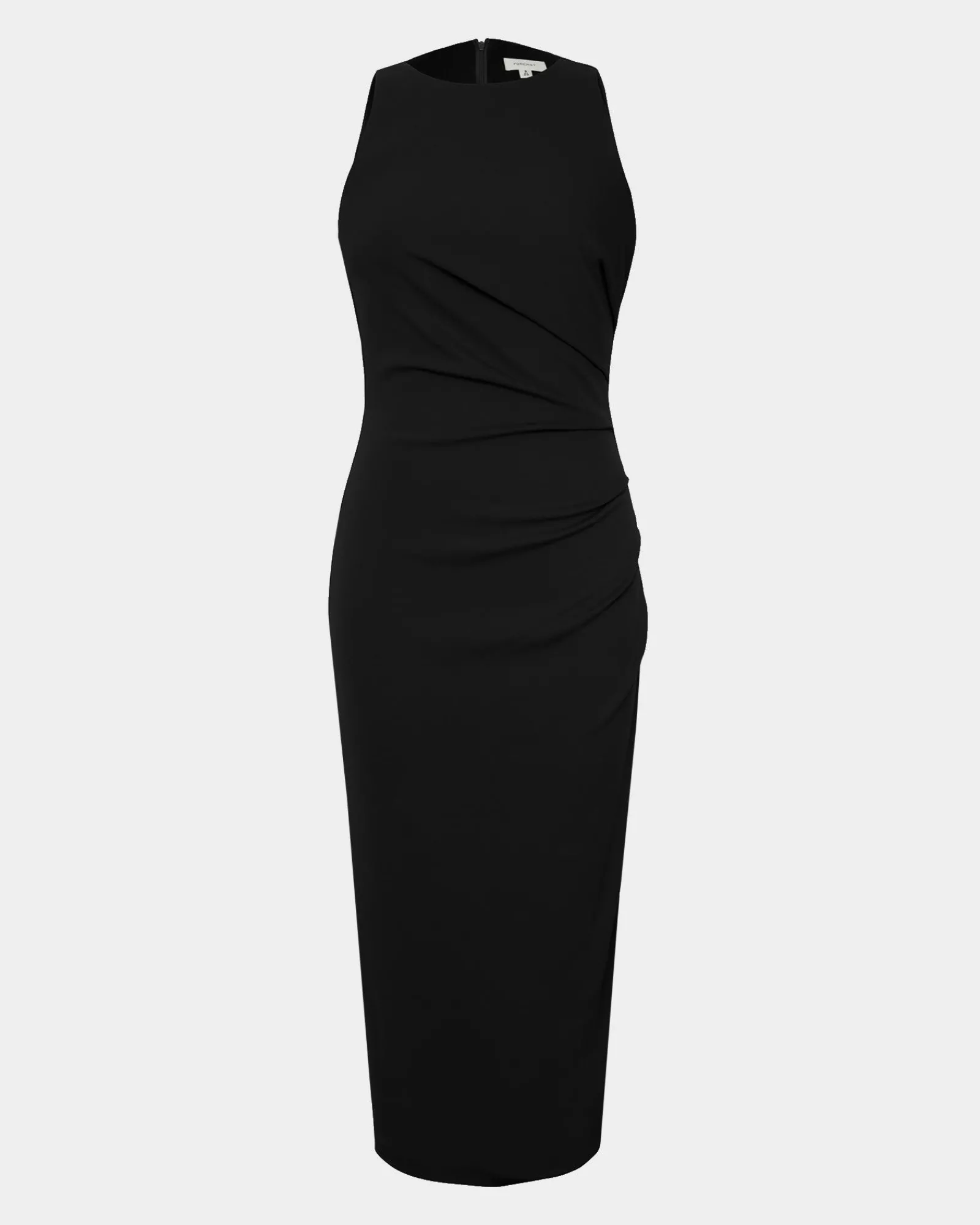 Forcast Leah Side Ruched Midi Dress* Midi Dresses|Midi Dresses