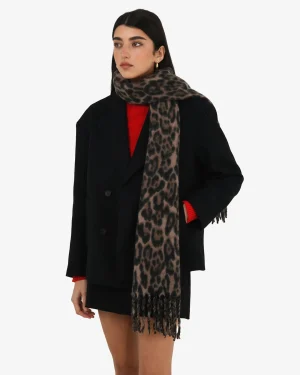 Forcast Leo Leopard Print Scarf* Scarves