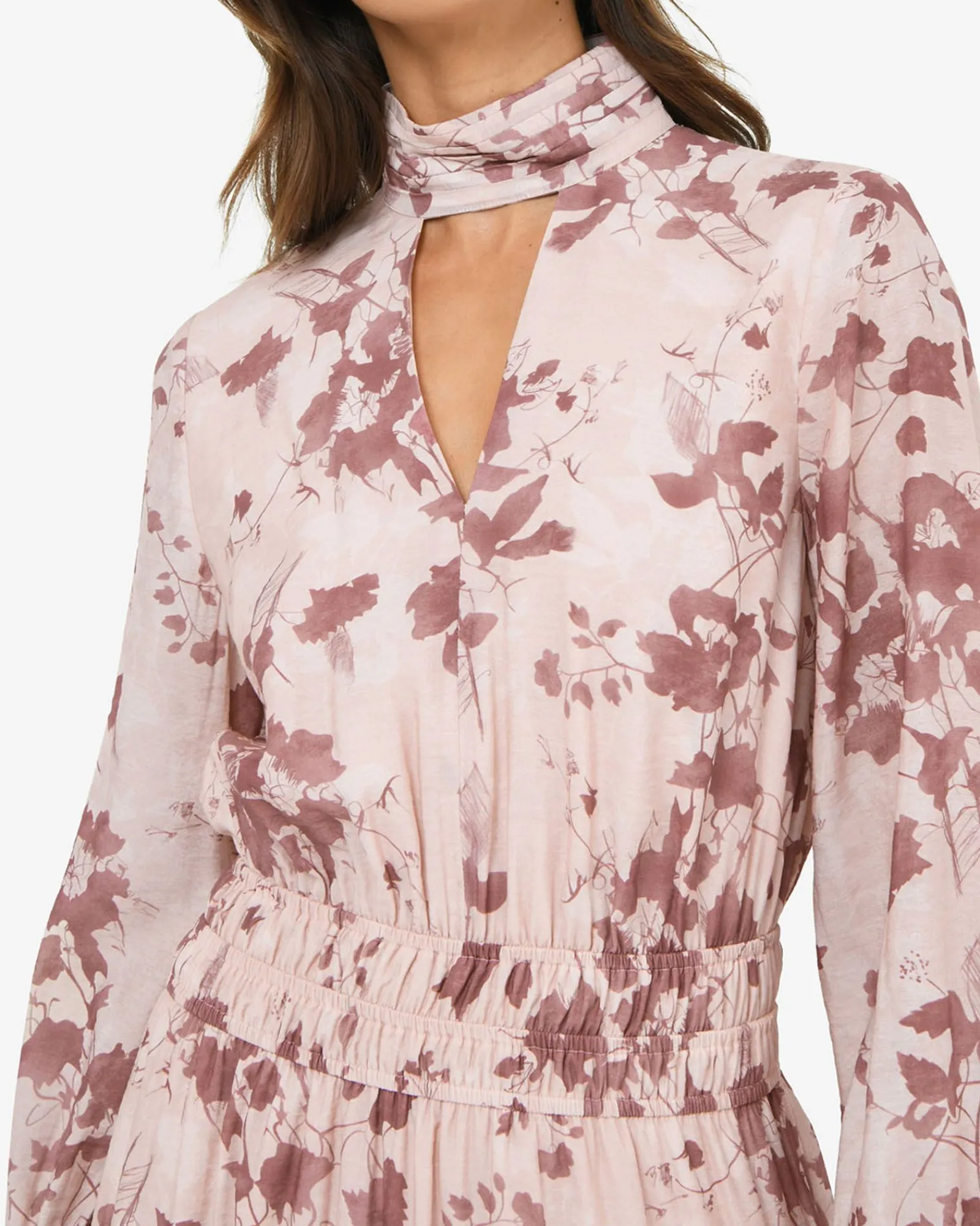 Forcast Lesley Tiered Floral Dress* Midi Dresses|Midi Dresses