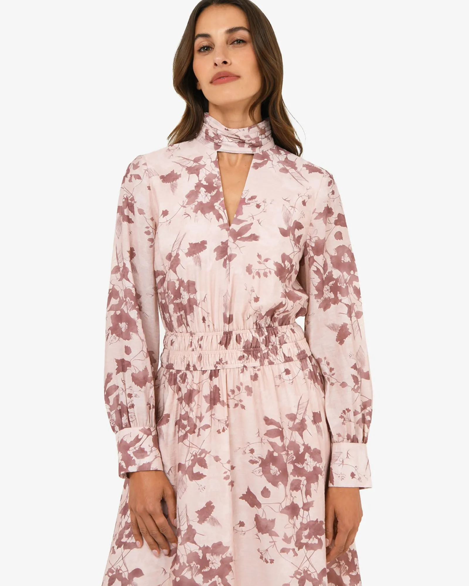 Forcast Lesley Tiered Floral Dress* Midi Dresses|Midi Dresses