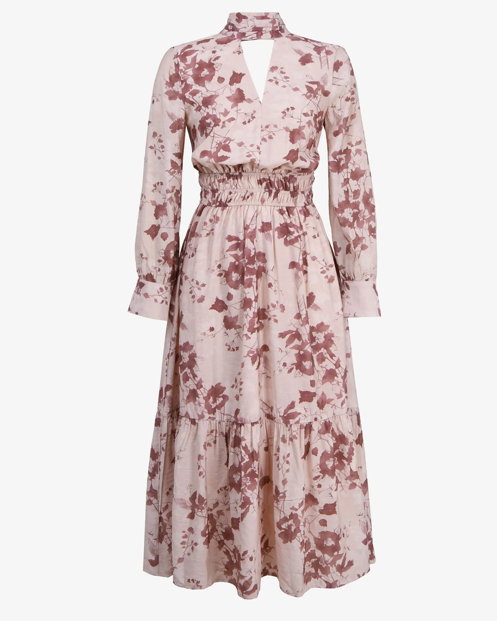 Forcast Lesley Tiered Floral Dress* Midi Dresses|Midi Dresses