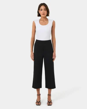 Forcast Lexee High-waist Culotte* Cropped Pants|High-Waisted Pants