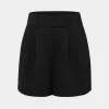 Forcast Lexee Pleat Front Short* High-Waisted Pants|Work Pants