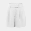 Forcast Lexee Pleat Front Short* High-Waisted Pants|Work Pants