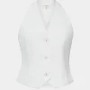 Forcast Lexee Tailored Vest* T-Shirts & Tops|Work Tops