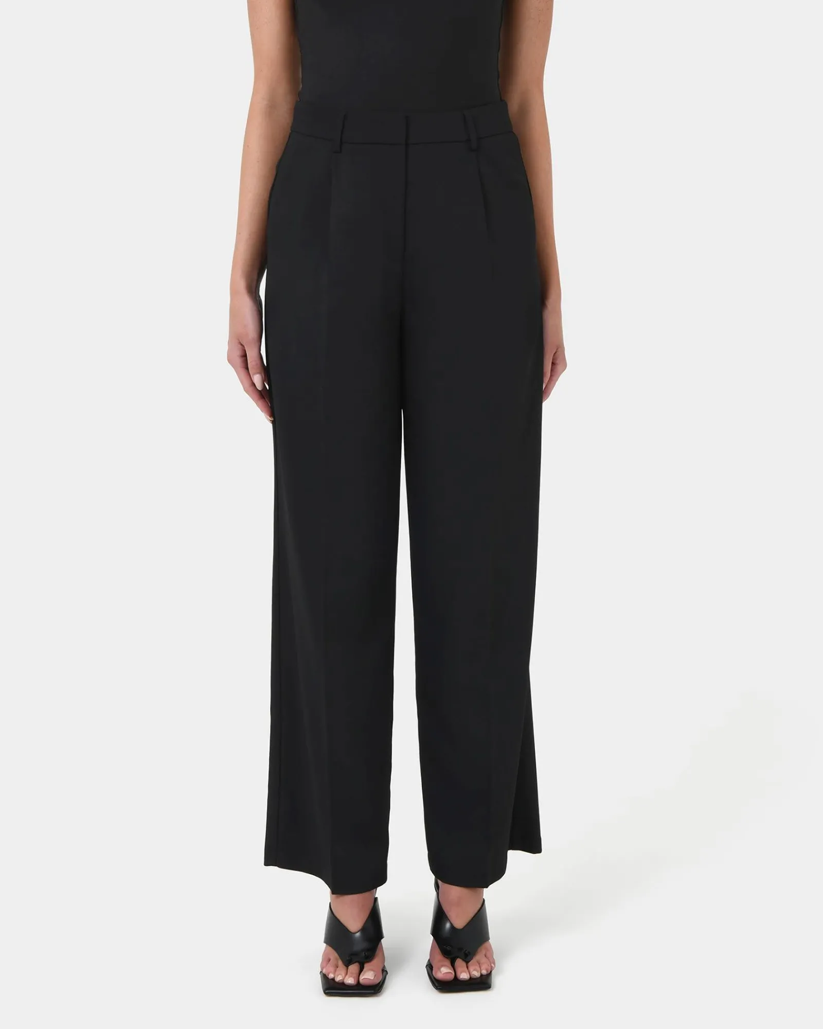 Forcast Lexee Tailored Wide Leg Pants* High-Waisted Pants|Wide-Leg Pants