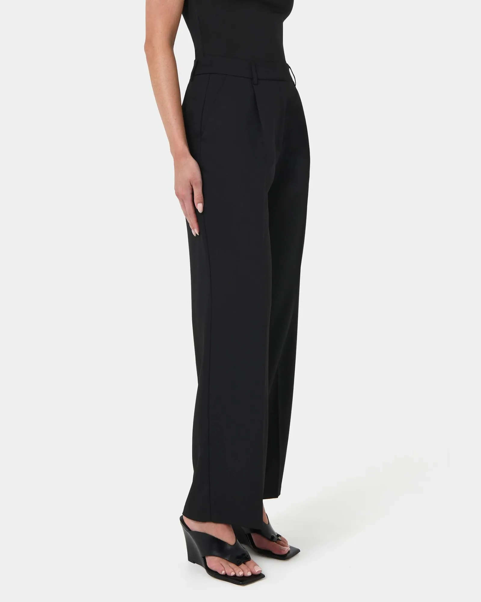 Forcast Lexee Tailored Wide Leg Pants* High-Waisted Pants|Wide-Leg Pants